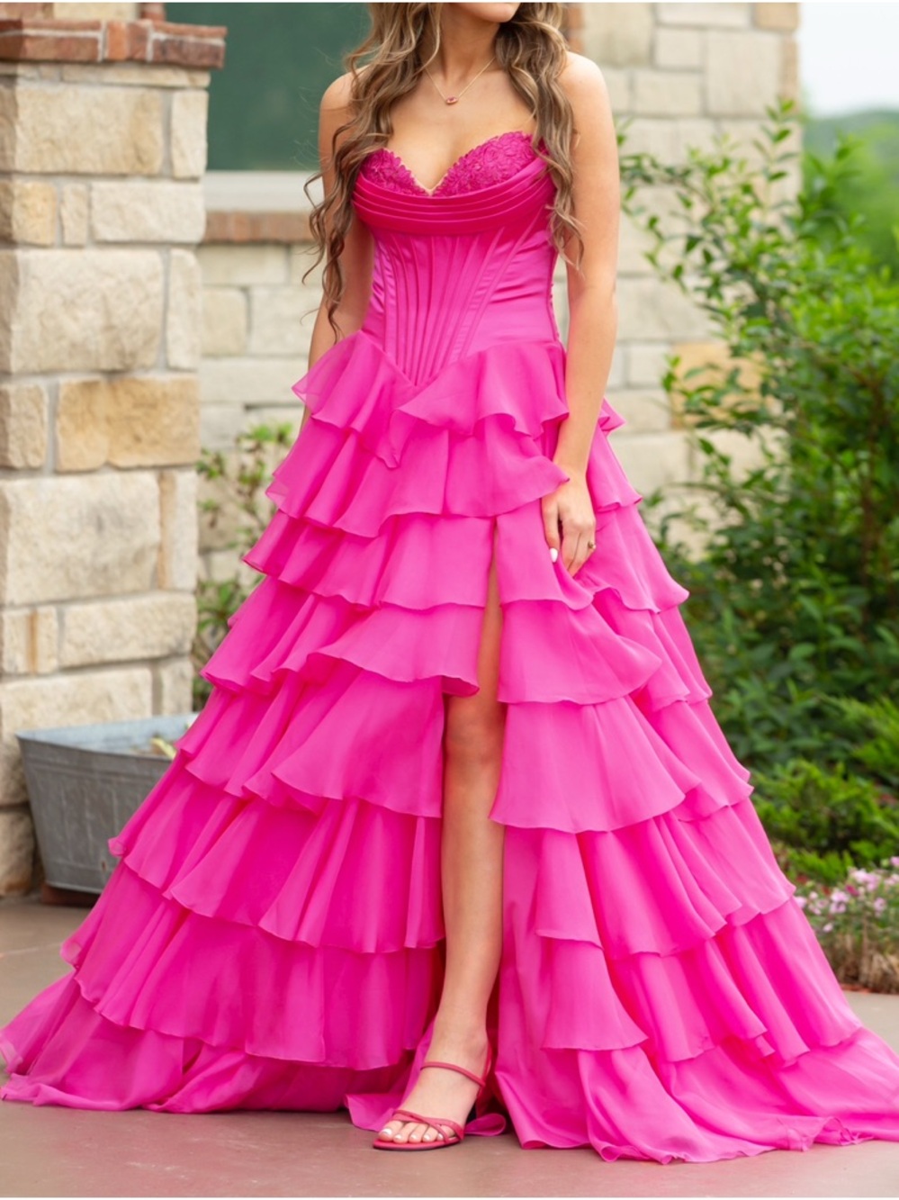 Fuchsia Sherri Hill 56911